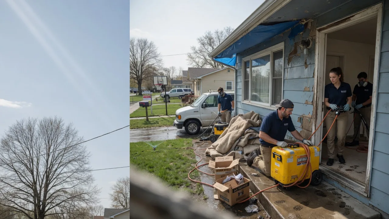 Basement Flood Cleanup in Hunter, OK near me